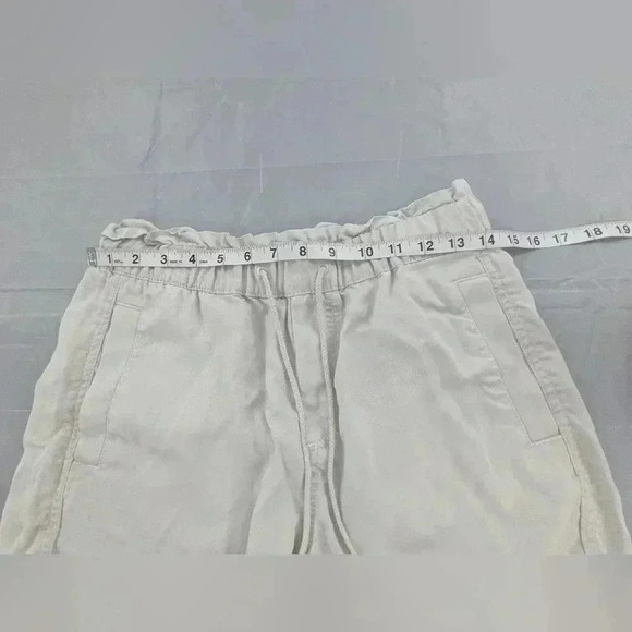 Loft Tan Pull On Elastic Drawstring Waist Shorts with Side & Back Pockets XS - Picture 11 of 15